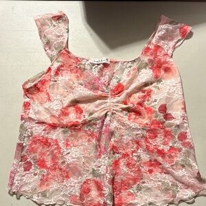 Floral Lace Women Top